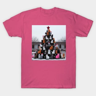 Cat Christmas Tree T-Shirt